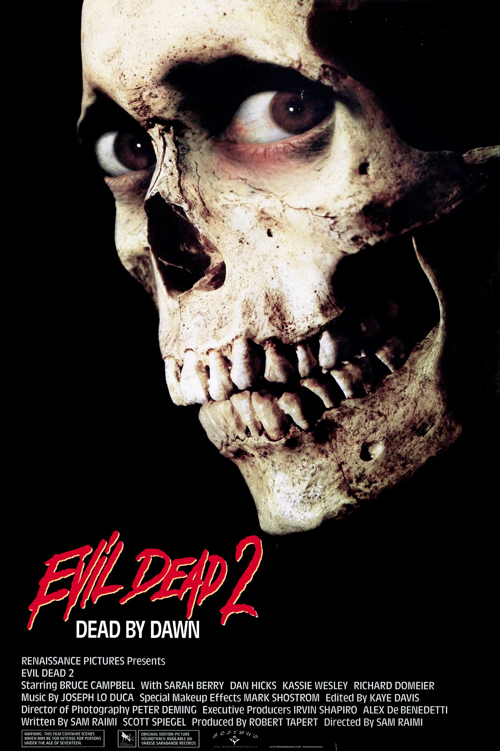Poster for the movie "Evil Dead II"