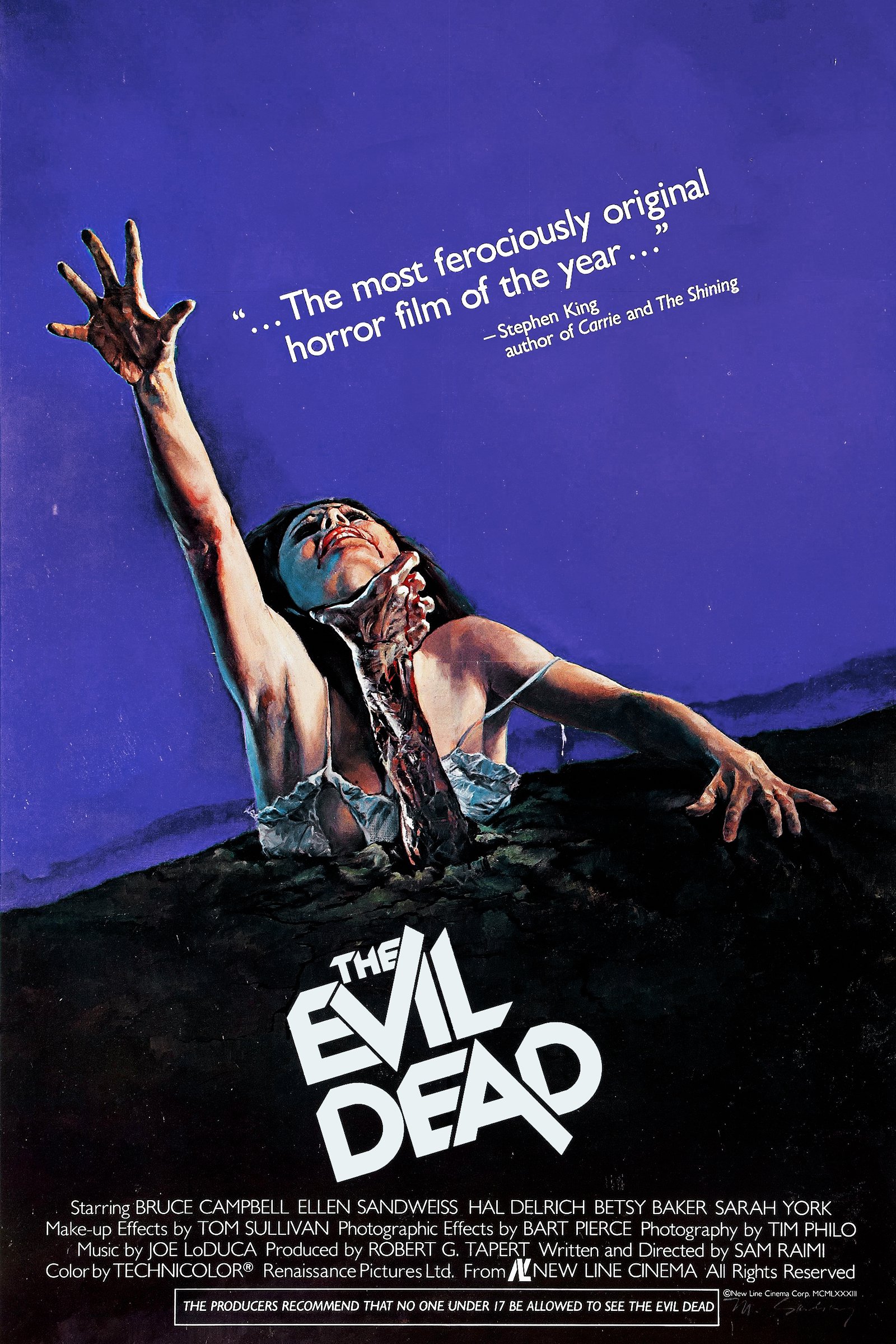 Poster for the movie "The Evil Dead"